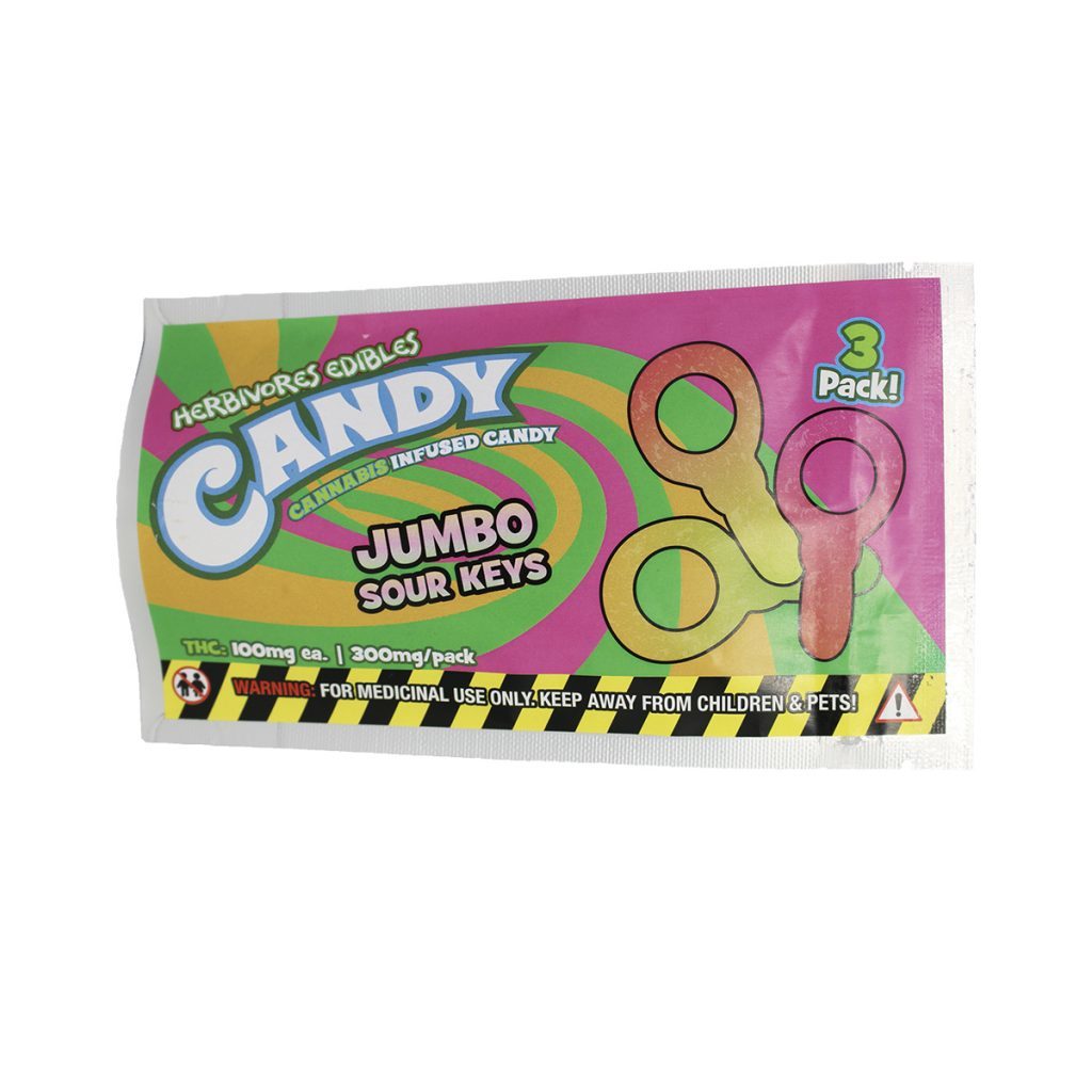 Buy ﻿Herbivore Edibles – Jumbo Sour Keys Pack online Canada