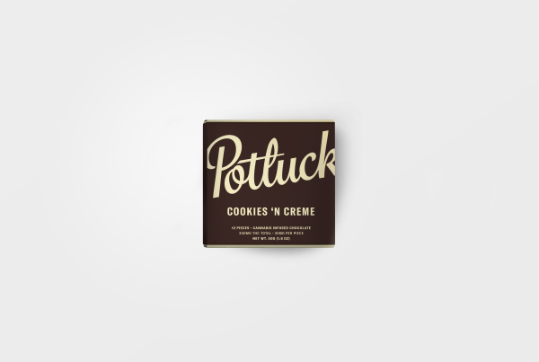 Buy Potluck Chocolate – Cookies & Cream 300mg THC online Canada