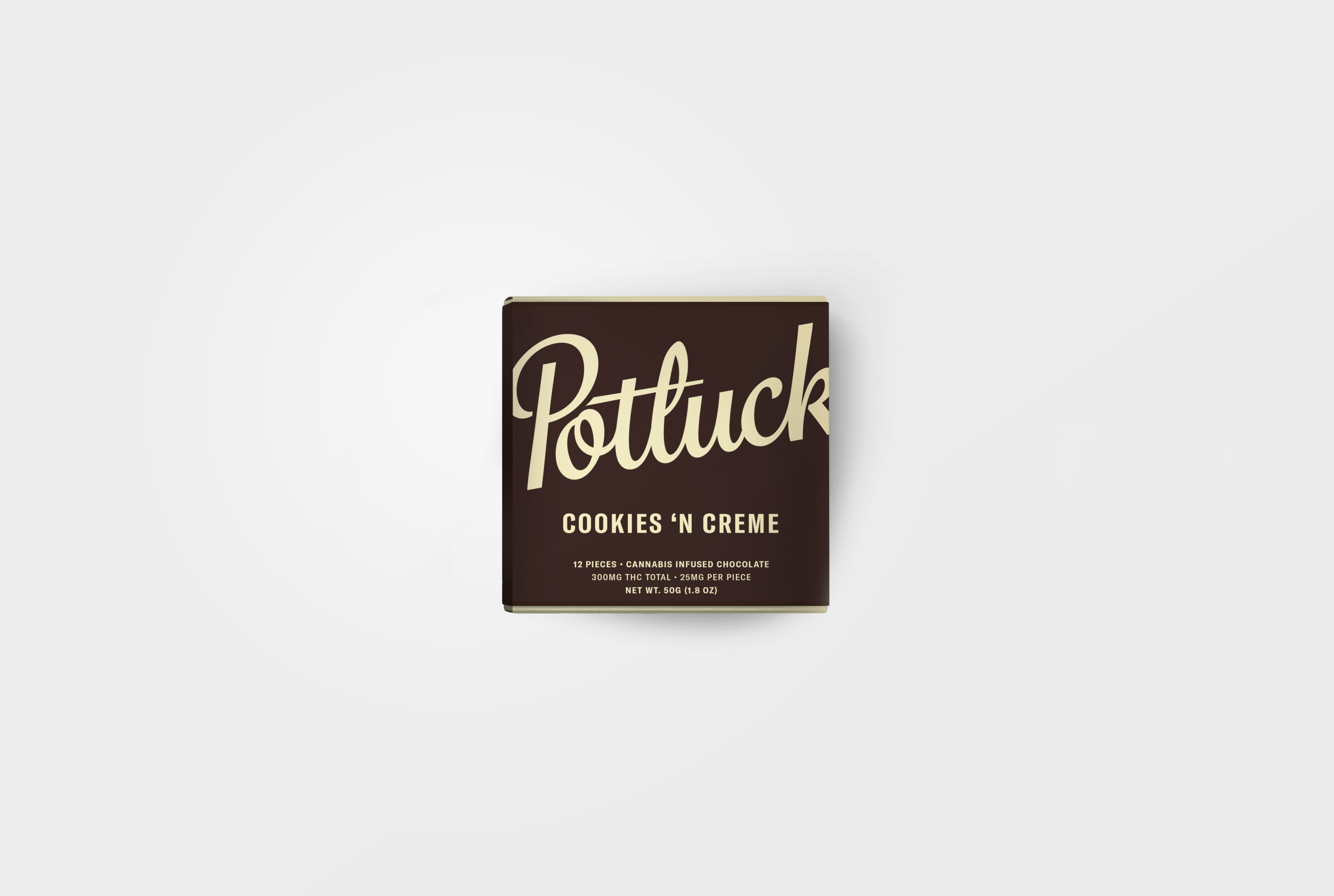 Potluck Chocolate – Cookies & Cream 300mg THC Buy Potluck Chocolate – Cookies & Cream 300mg THC online Canada