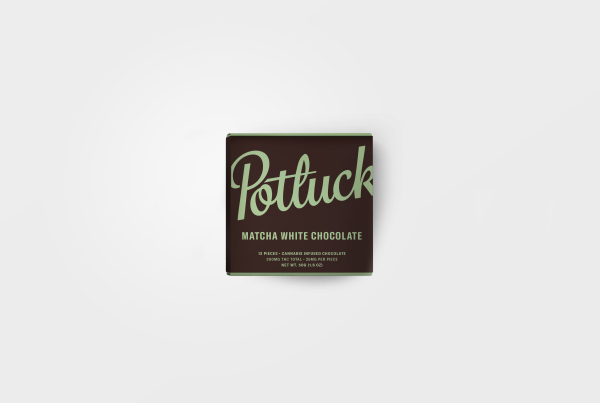 Buy Potluck Chocolate – Matcha White Chocolate 300mg THC online Canada