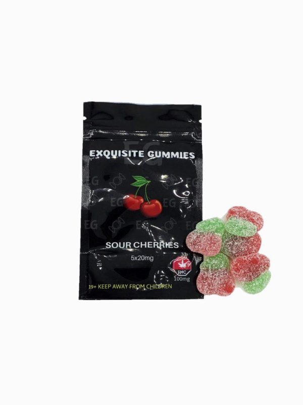 Buy Exquisite Gummies – Sour Cherry 100mg THC online Canada