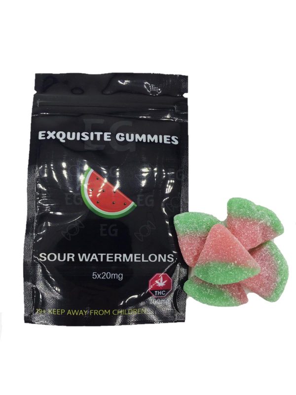 Buy Exquisite Gummies – Watermelon 100mg THC online Canada