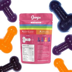 Buy Ganja Edibles – Bag of Regular Cocks 4 x 60mg THC online Canada
