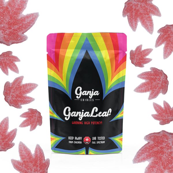 Buy Ganja Edibles – Ganja Leaf Sour Watermelon 500mg THC online Canada