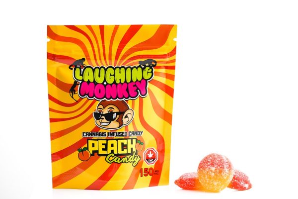 Buy Laughing Monkey – Peach 150mg THC online Canada