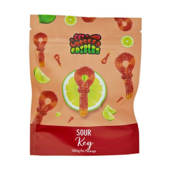 Buy Get Wrecked Edibles – Sour Key 150mg THC online Canada