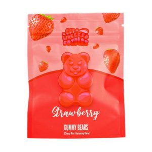 Buy Get Wrecked Edibles – Strawberry Gummy Bears THC online Canada