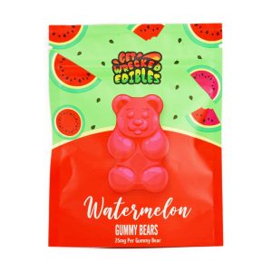 Buy Get Wrecked Edibles – Watermelon Gummy Bears THC online Canada