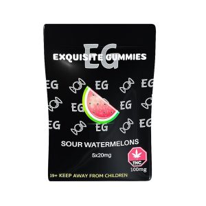 Buy Exquisite Gummies – Watermelon 100mg THC online Canada