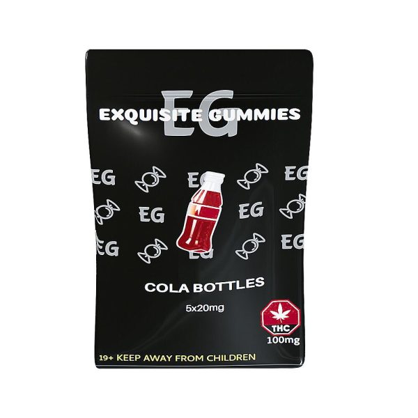 Buy Exquisite Gummies – Cola Bottles 100mg THC online Canada