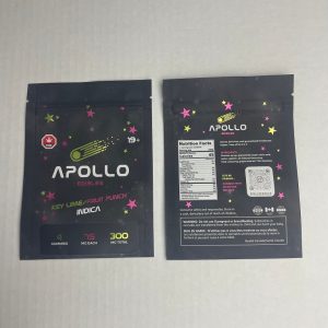 Buy Apollo Edibles – Key Lime/Fruit Punch Shooting Stars 300mg THC Indica online Canada