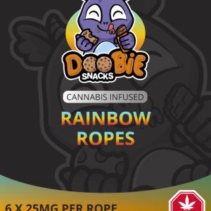 Buy Doobie Snacks – Rainbow Ropes 150mg THC online Canada