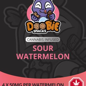Buy Doobie Snacks – Sour Watermelon 200mg THC online Canada