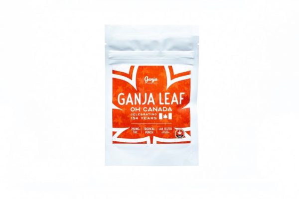 Buy Ganja Edibles – Ganja Leaf Tropical Punch (Oh Canada) 250mg THC online Canada