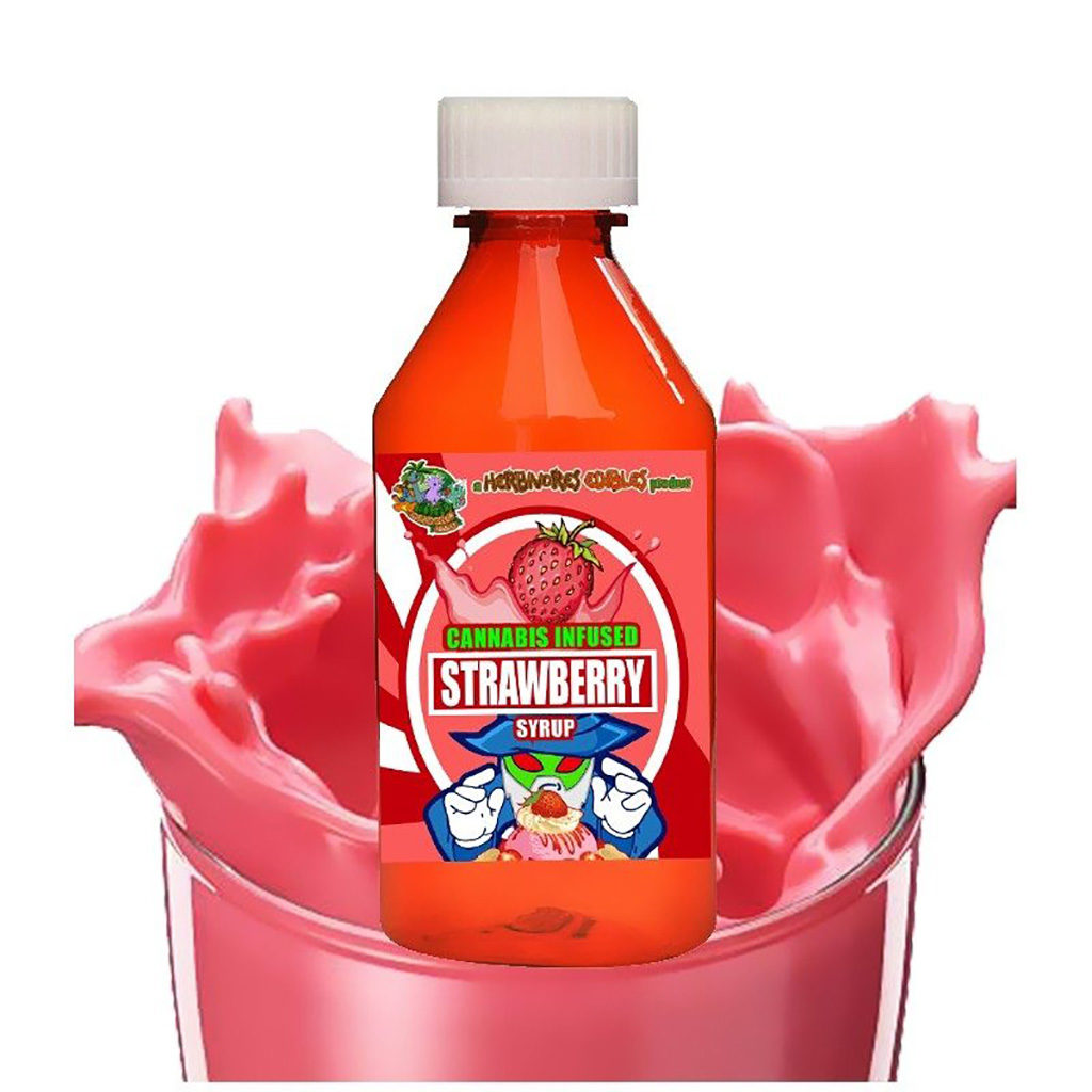 Buy ﻿Herbivore Edibles – Strawberry Syrup (THC) online Canada