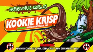Buy ﻿Herbivore Edibles – Kookie Krisp Chocolate Bars online Canada