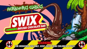 Buy ﻿Herbivore Edibles – Swix Chocolate Bars online Canada