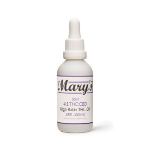 Buy Mary’s Medibles – High Ratio 4:1 THC Tincture 1000mg THC/250mg CBD online Canada