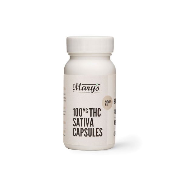 Buy Mary’s Medibles – THC Capsules 100mg Sativa online Canada