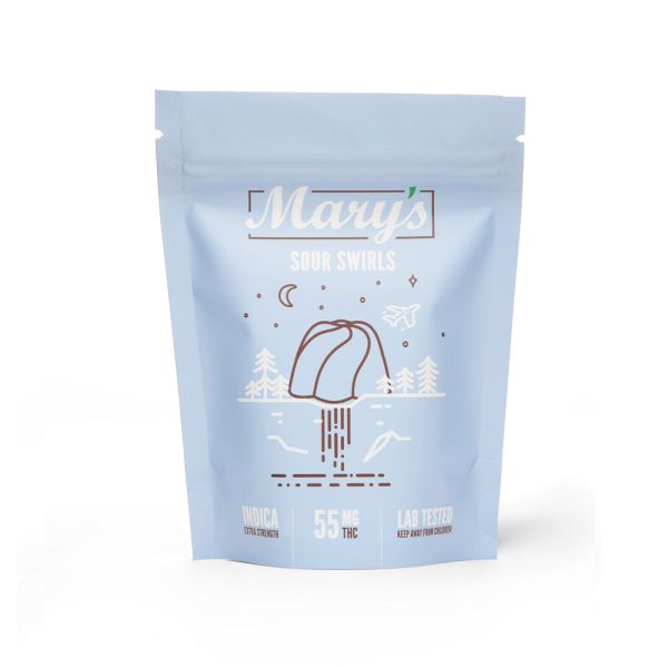 Buy Mary’s Medibles Sour Swirls Extra Strength 55mg Indica online Canada