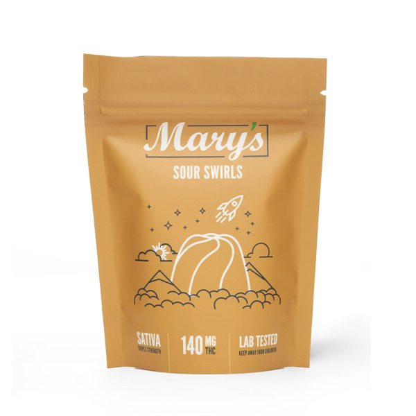 Buy Mary’s Medibles Sour Swirls Triple Strength 140mg Sativa online Canada