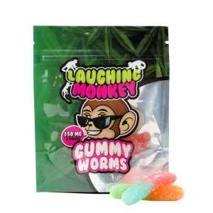 Buy Laughing Monkey – Gummy Worms 150mg THC online Canada