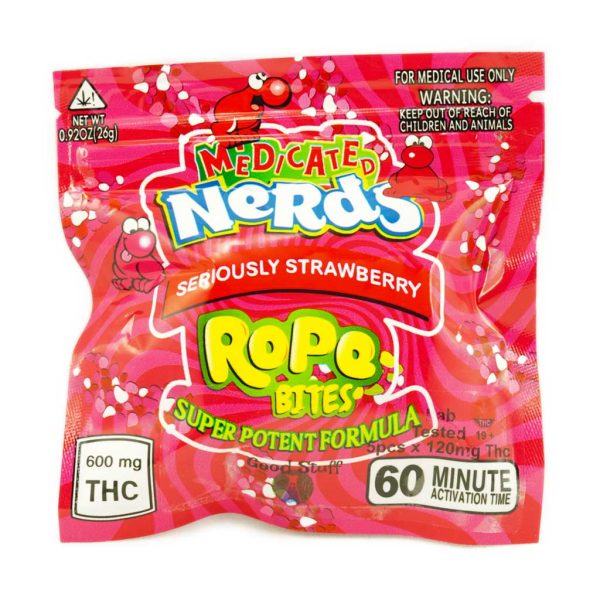 Buy Nerds – Strawberry Rope Bites 600mg THC online Canada