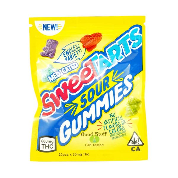 Buy Sweet Tarts – Sour Gummies 600mg THC online Canada