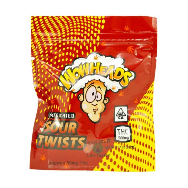 Buy Wowheads – Sour Twist 500mg THC online Canada