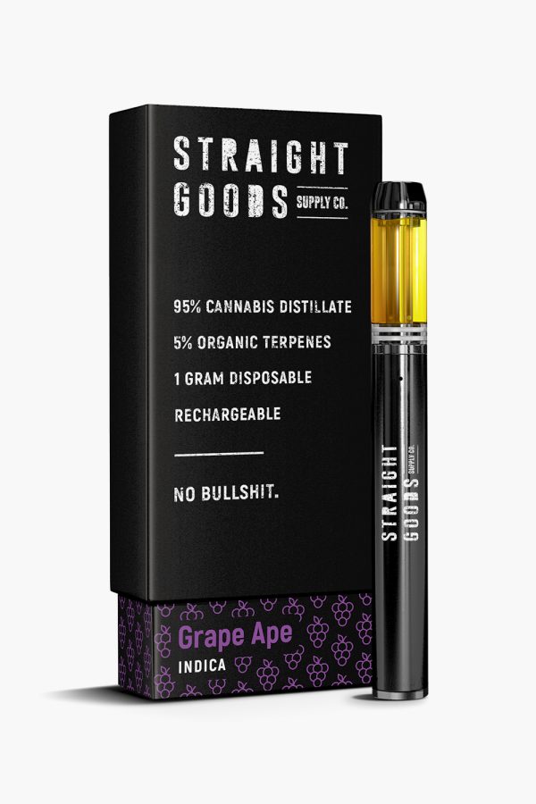 Buy Straight Goods – Grape Ape Disposable (Indica) online Canada