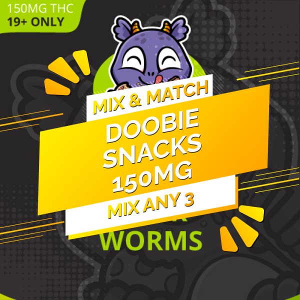 Buy Doobie Snacks 150mg – Mix and Match 3 online Canada