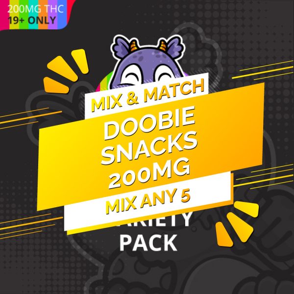 Buy Doobie Snacks 200mg – Mix and Match 5 online Canada