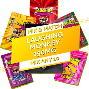 Buy Laughing Monkey – Mix and Match 10 THC 150mg online Canada