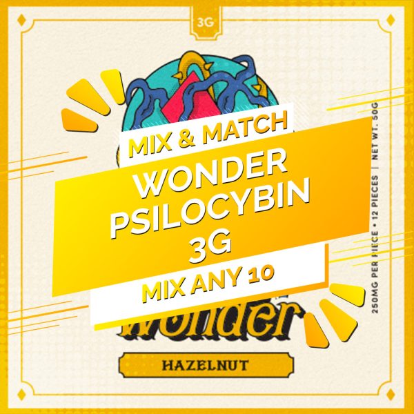 Buy Wonder – Psilocybin Chocolate Bar 3g – Mix and Match 10 online Canada