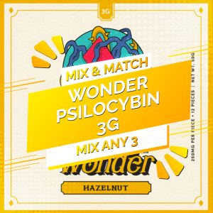 Buy Wonder – Psilocybin Chocolate Bar 3g – Mix and Match 3 online Canada