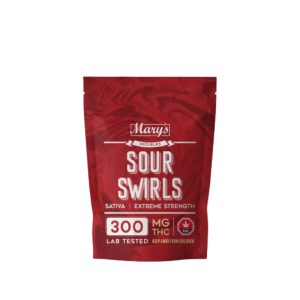 Buy Mary’s Medibles Sour Swirls Extreme Strength 300mg Sativa online Canada