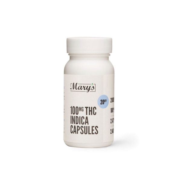 Buy Mary’s Medibles – THC Capsules 100mg Indica online Canada