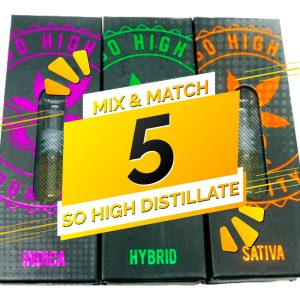 Buy So High Extracts THC Distillate Mix and Match – 5 online Canada