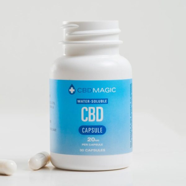 Buy CBD Magic – Water Soluble CBD Gel Capsules 600mg (30 caps) online Canada