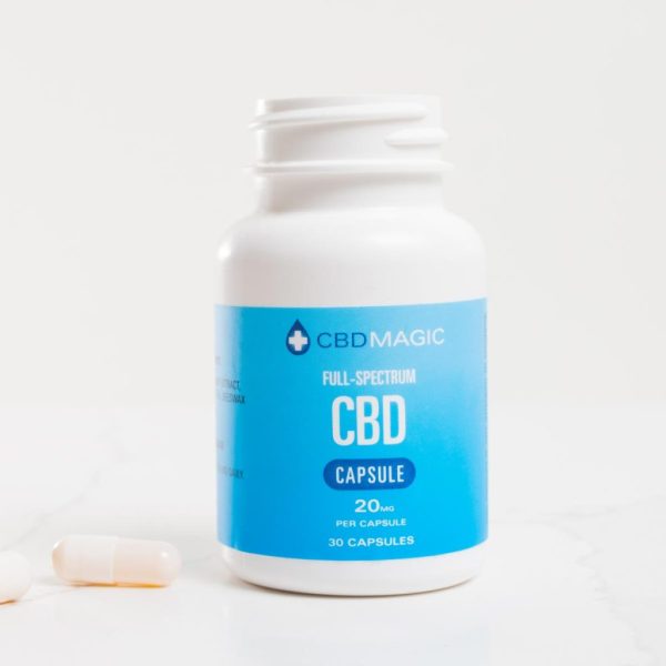Buy CBD Magic – Full Spectrum CBD Hemp Gel Capsules (30 caps) online Canada