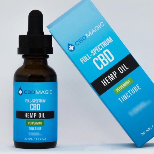 Buy CBD Magic – Full Spectrum CBD Hemp Oil Peppermint Tincture (30ml Bottle) online Canada