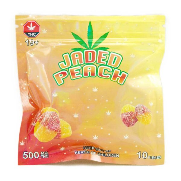 Buy Jaded Peach 500mg THC Candy (10 Pieces) online Canada