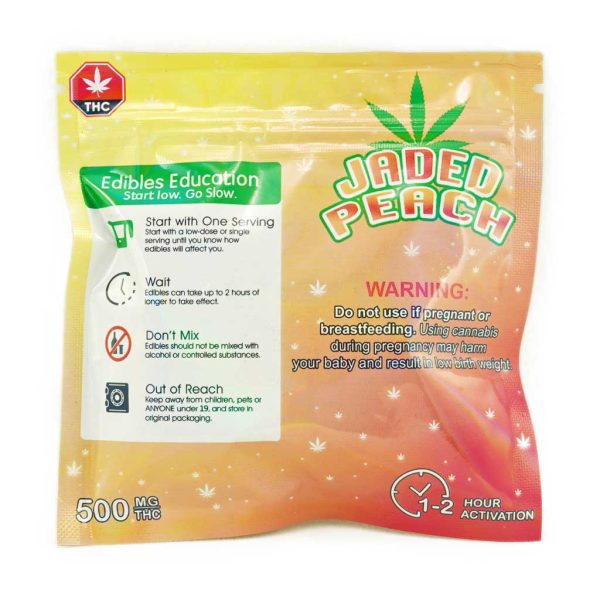 Buy Jaded Peach 500mg THC Candy (10 Pieces) online Canada