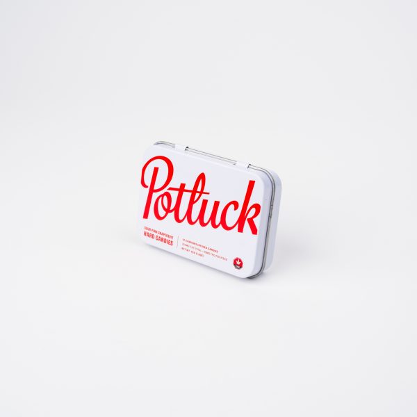 Buy Potluck Hard Candies – Sour Pink Grapefruit 300mg THC online Canada