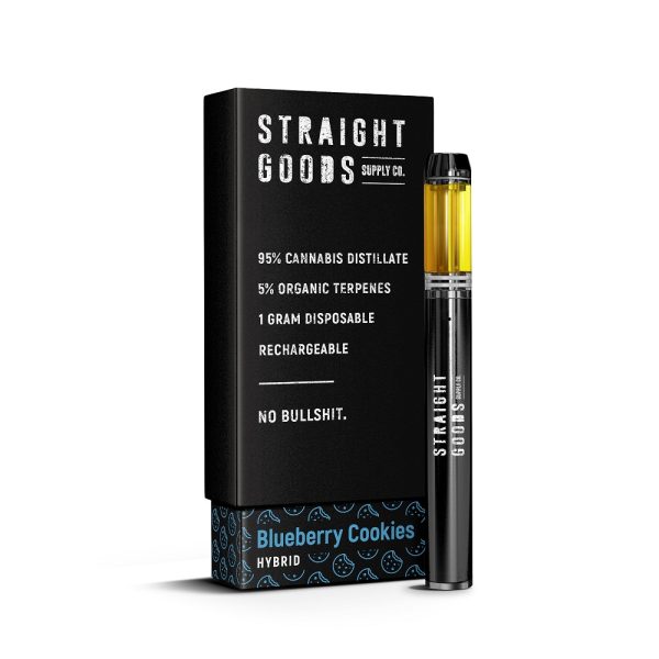 Buy Straight Goods – Blueberry Cookies Disposable (Hybrid) online Canada