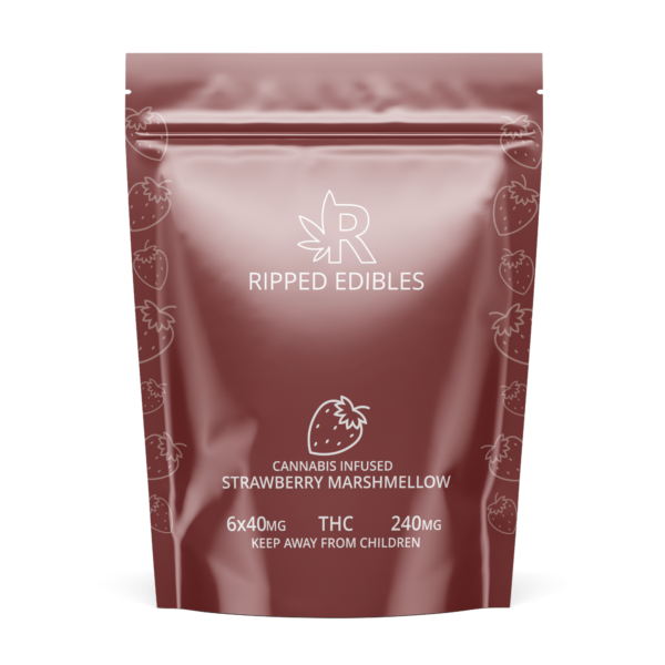 Buy Ripped Edibles – Strawberry 240mg THC online Canada