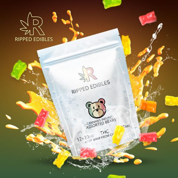 Buy Ripped Edibles – Assorted Bears 240mg THC online Canada