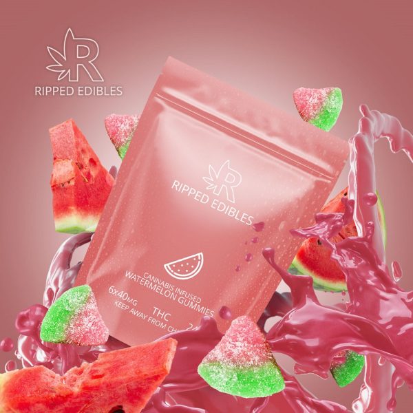 Buy Ripped Edibles – Watermelon 240mg THC online Canada