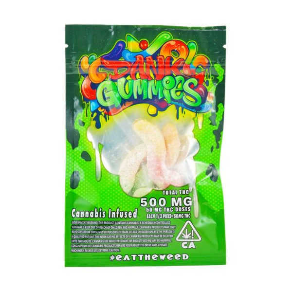 Buy Dank Gummy Worms – 500mg THC online Canada