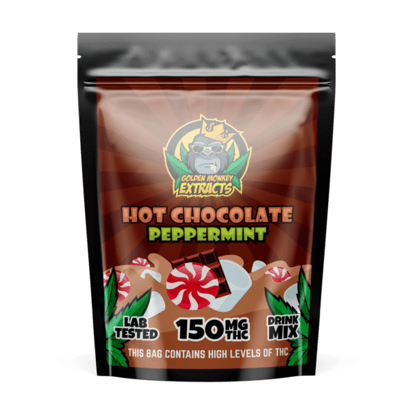 Buy Golden Monkey Extracts – Hot Chocolate – Peppermint Drink Mix THC online Canada